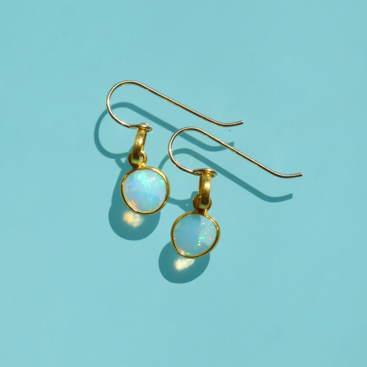 Opal Rose Cut Earrings