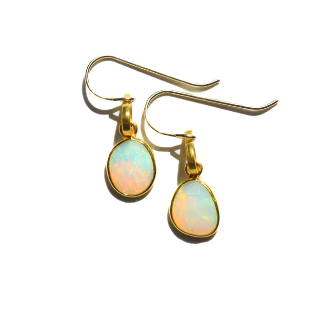 Opal Rose Cut Earrings