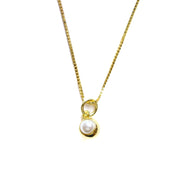 Gold Pearl Necklace