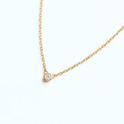 Diamond Circle Necklace