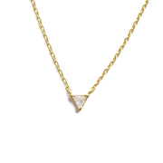 Diamond Triangle Necklace