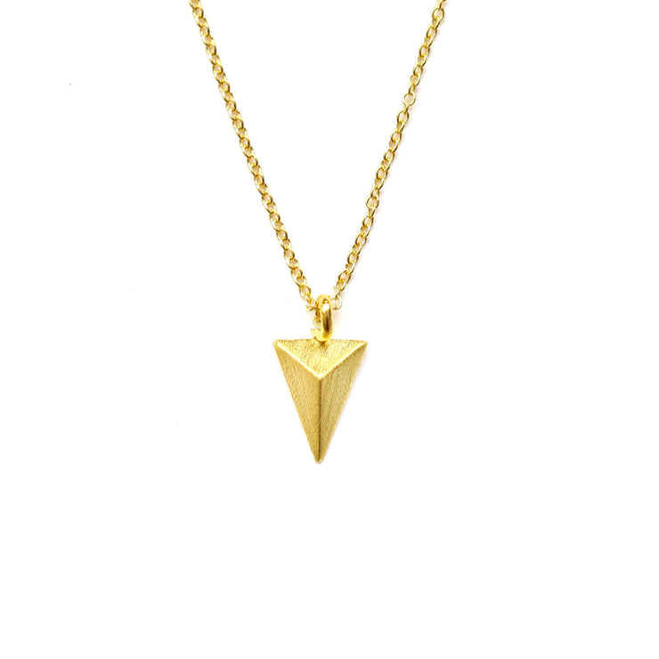 Gold Protection Dagger Necklace