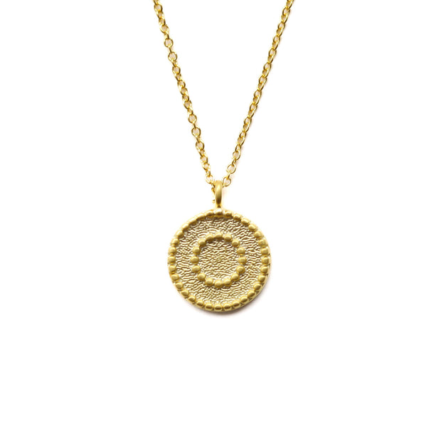 Gold Mantra Necklace