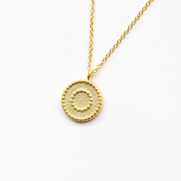 Gold Mantra Necklace