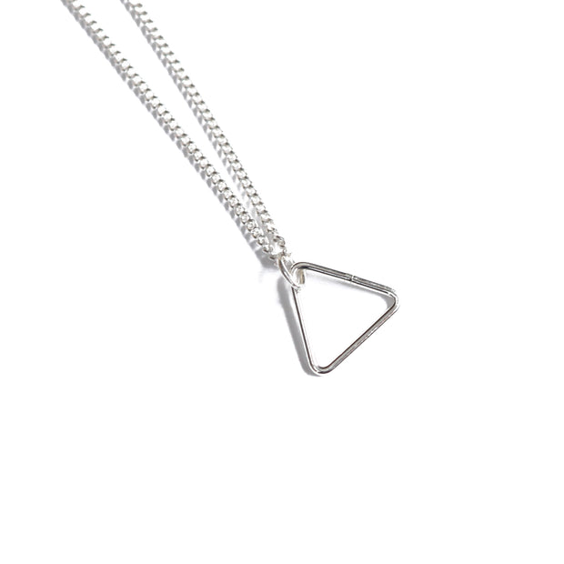 Silver Triangle Necklace