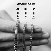 Two Tone Ice Chain 5mm