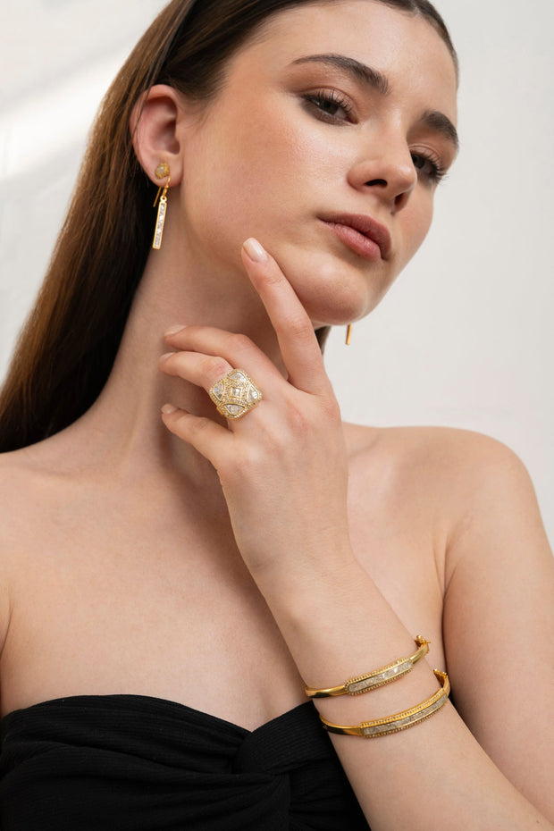 Miladi Small Gold Vermeil Earrings