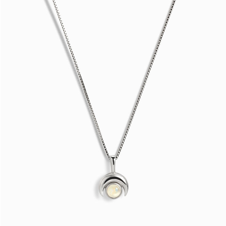 Inverted Moon Necklace