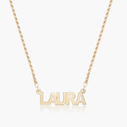 Mini Nameplate Necklace