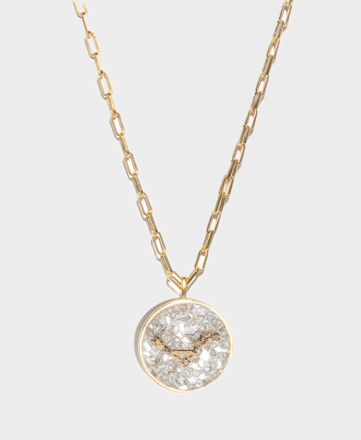 Libra Gold Vermeil Pendant Necklace