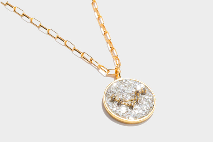Libra Gold Vermeil Pendant Necklace