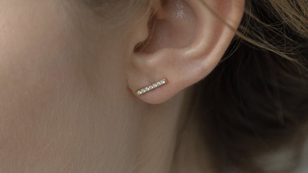 The Diamond Line earring