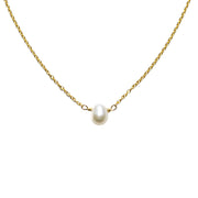 Little Pearl Necklace June Birthstone