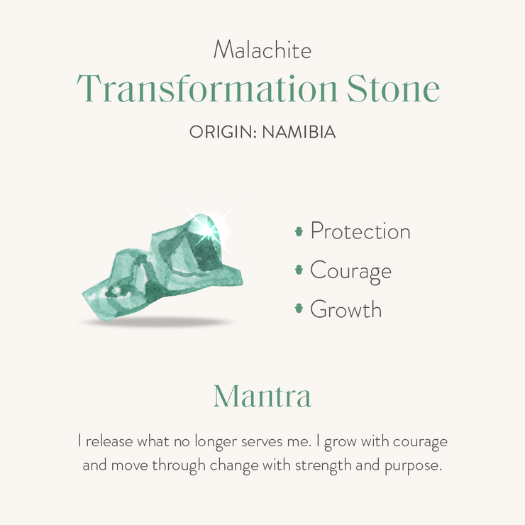 Soul’s Renewal Malachite Evil Eye Necklace