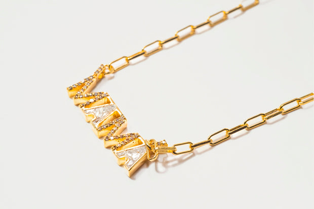 Mama Gold Vermeil Pendant Necklace