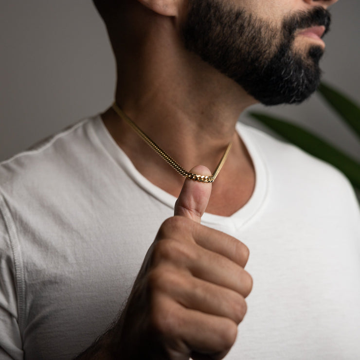 Solid Gold Miami Cuban Chain 5mm