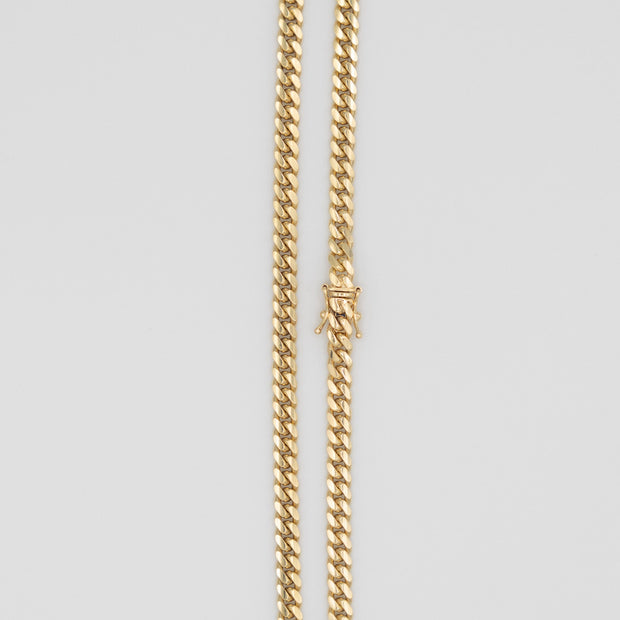 Solid Gold Miami Cuban Chain 5mm