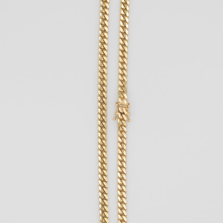 Solid Gold Miami Cuban Chain 5mm