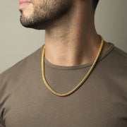 Gold Ice Chain 5mm