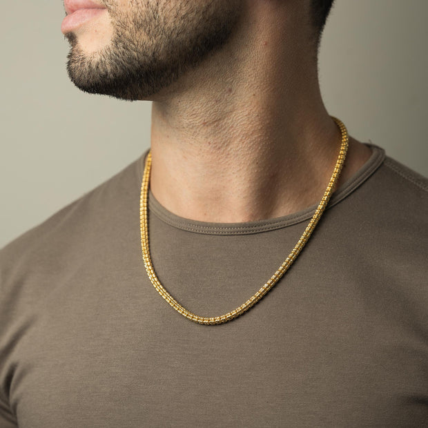 Gold Ice Chain 5mm