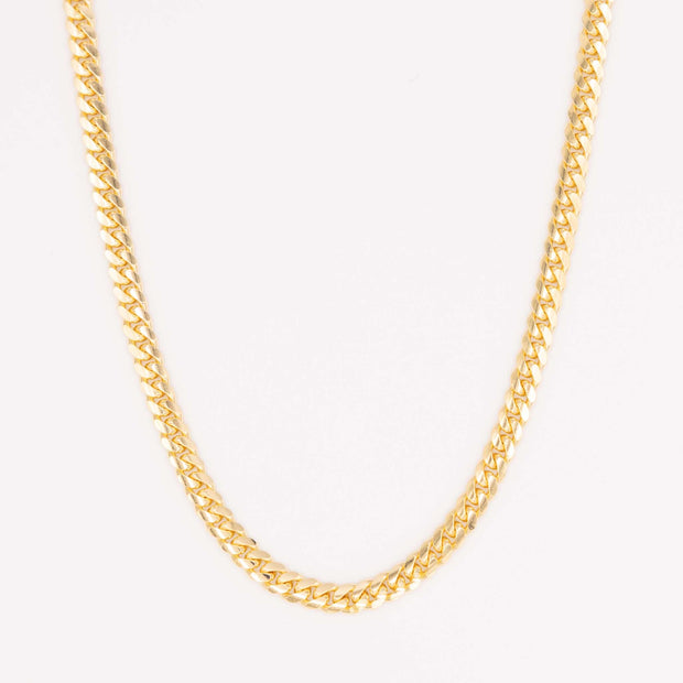 Gold Miami Cuban Chain 7mm