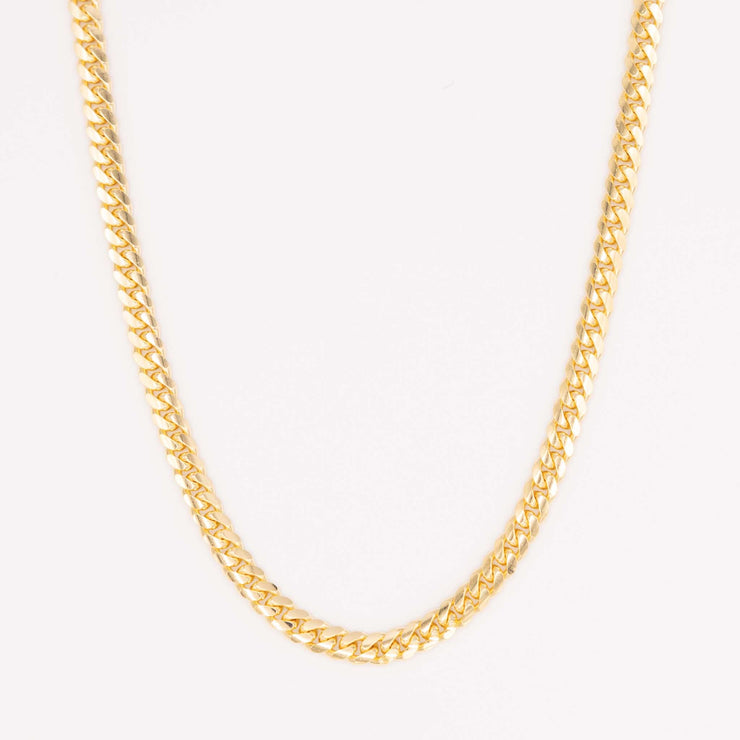 Gold Miami Cuban Chain 7mm