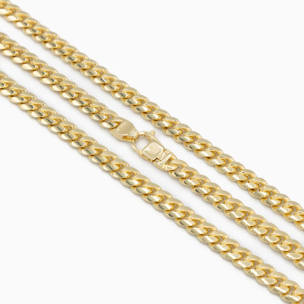 Gold Miami Cuban Chain 7mm