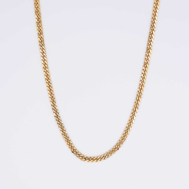 Solid Gold Miami Cuban Chain 7mm