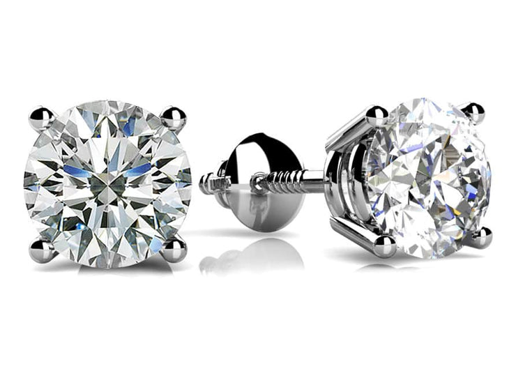 Classic Four Prong Diamond Studs