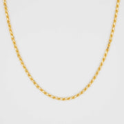 Gold Diamond Cut Rope Chain 5mm