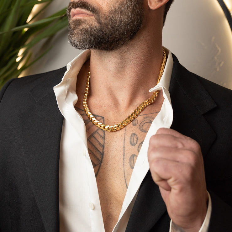 Gold Miami Cuban Chain 10mm