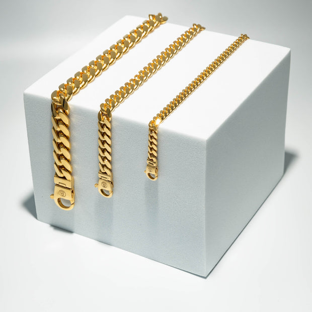 Gold Miami Cuban Bracelet 5mm