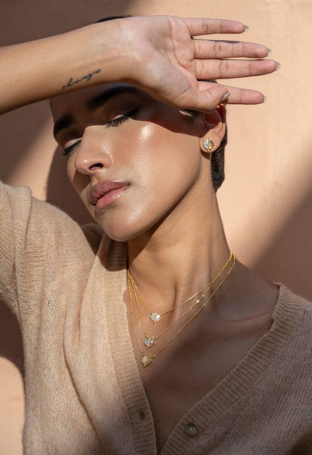Elson Mini Gold Vermeil Pendant Necklace