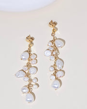 Mixed Pearl Drop Earrings