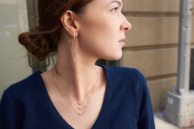 "Use Your Words" Pendant - 14K Gold: Love and Mama