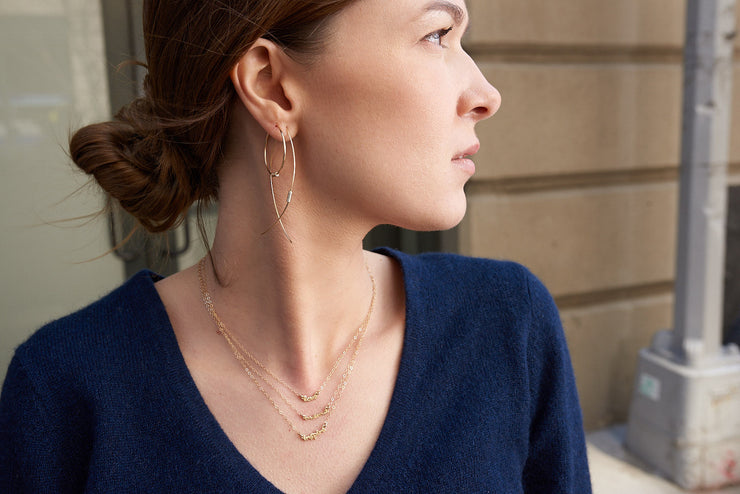 "Use Your Words" Pendant - 14K Gold: Love and Mama