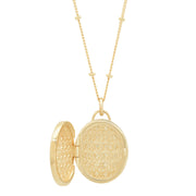 Oval 14K Gold "Love Locket" with Diamonds