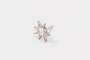 Nash Oxidized Silver Stud Earrings
