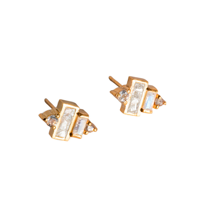 Neart Gold Vermeil Stud Earrings