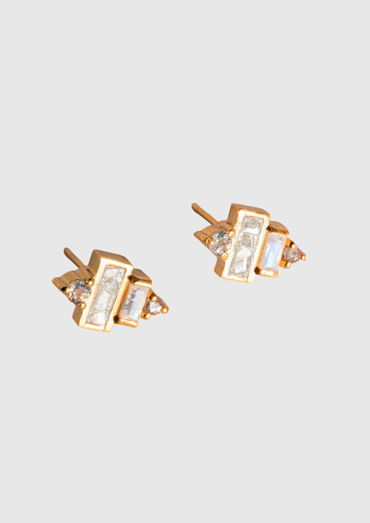 Neart Gold Vermeil Stud Earrings