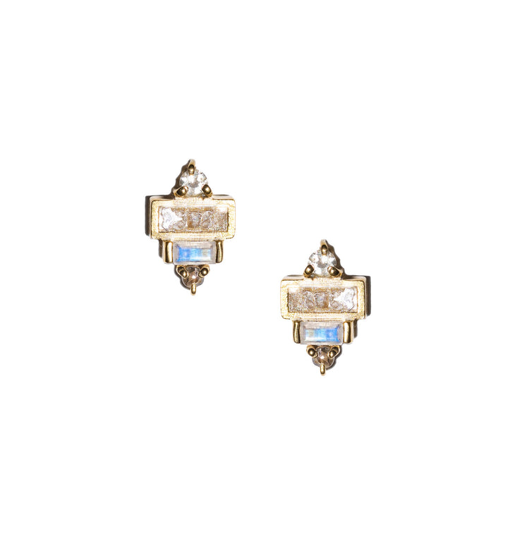 Neart Gold Vermeil Stud Earrings