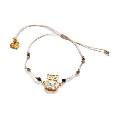 Owl Gold Vermeil Bracelet