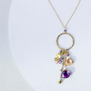 The Ammil Necklace - Amethyst & Citrine