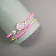 Rose Quartz Bracelet Set