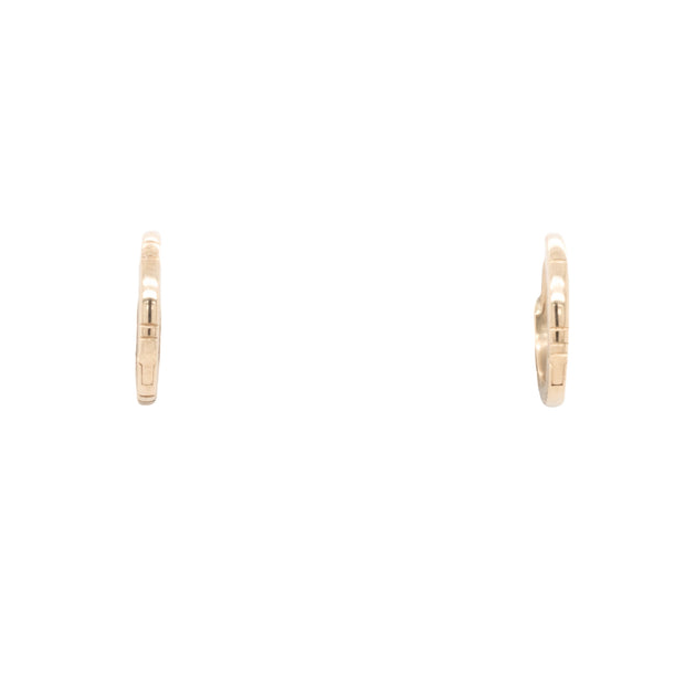 Gold El Dorado Huggie Hoop Earrings