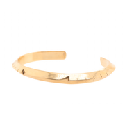 Small Brass Helena Cuff Bracelet