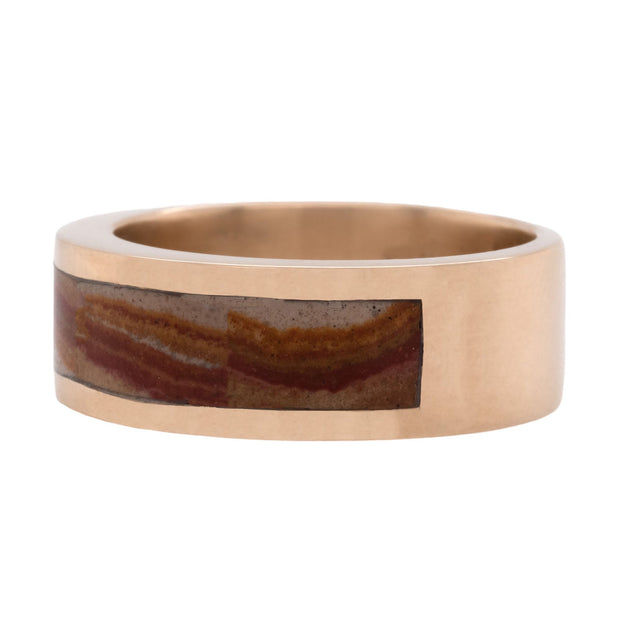 Composition No. 5 Inlay Band Ring