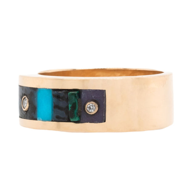 Composition No. 1 Inlay Band Ring