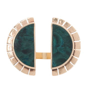 Malachite Isshin Ring