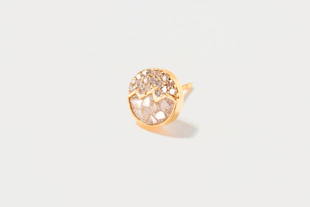Raina Small Gold Vermeil Stud Earrings